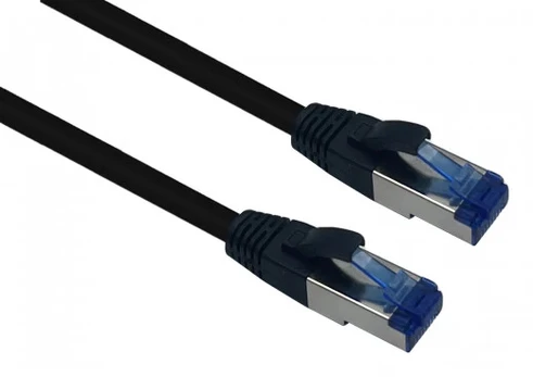 Helos Outdoor patch cable S/FTP Cat 6a juodas 2,0m