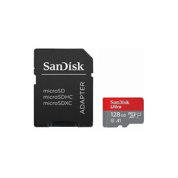SanDisk Ultra Light microSDXC 128GB + SD Adapter Memory Card