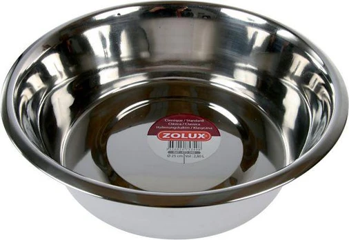 Dubenėlis Zolux Inox, 4 l, 29 cm x 29 cm