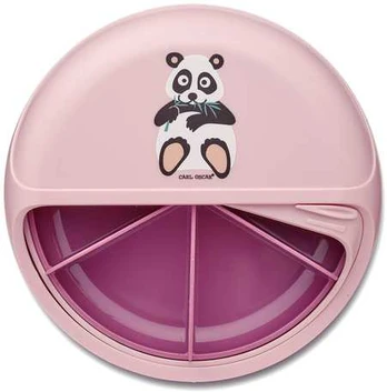 CARL OSCAR SnackDISC, Rožinė-panda 15cm