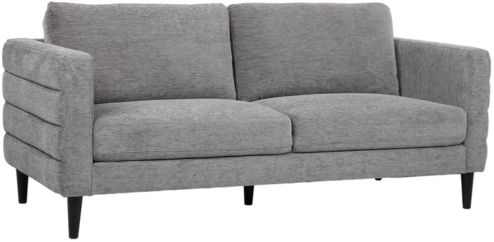 Home4You Sofa STEVENS 3-seater, pilkas