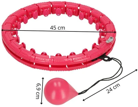 Hula Hop mankštos žiedas Springos FA1072