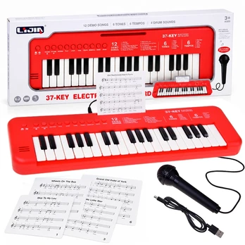 Jokomisiada Keyboard interactive organ for children 37-keys + microphone IN0190