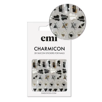 E.Mi Charmicon Silicone Stickers Lipdukai nagams, #237 Optimism
