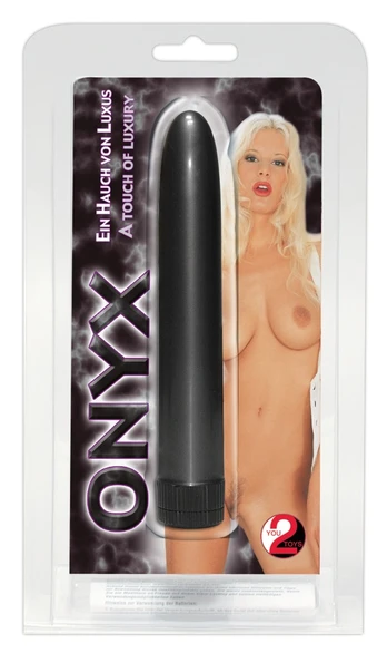 You2Toys Vibrator Metallic-Schwarz Klasikinis vibratorius