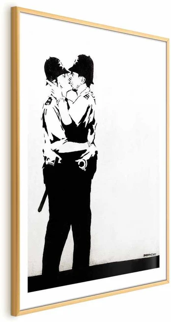 Artgeist Plakatas - The Policemen's Kiss