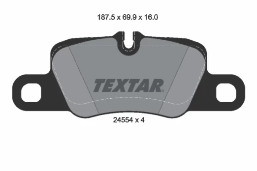 TEXTAR 2455402 Brake pad set