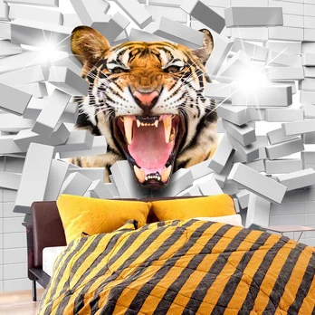 Artgeist Fototapetas - Tiger Jump