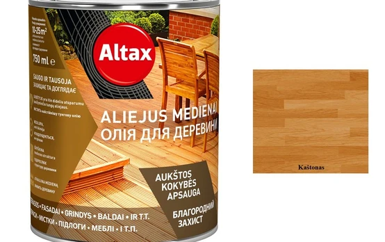 Aliejus ALTAX, kaštonas, 0,75 l