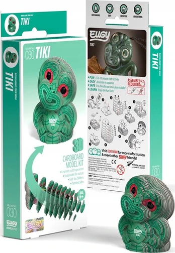 Dėlionė Teka Tiki Eugy portfelis. Eco 3D galvosūkis