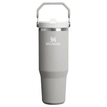 Stanley termo puodelis The IceFlow Flip Straw, 890 ml, pilkas