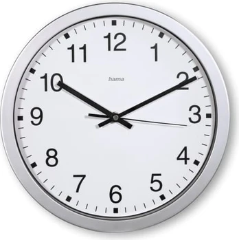 mallorca wall clock silver