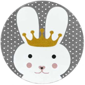 Rug round TINIES BUNNY color pilka 120 circle Hakano