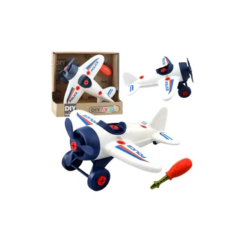 Lean Toys DIY Creative Kit: Screwdriver Plane, Police Screwdriver