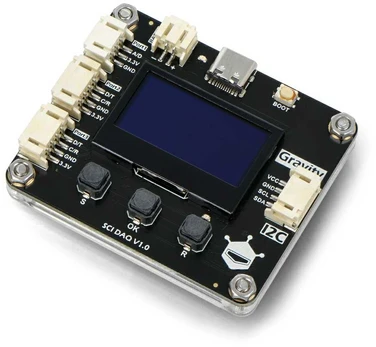 Gravity - SCI DAQ modulis - duomenų surinkimo modulis su ekranu - I2C - DFRobot DFR0999