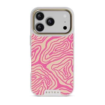 Pink Shores - iPhone 17 Pro Case, Elite Light (MagSafe) / Gold