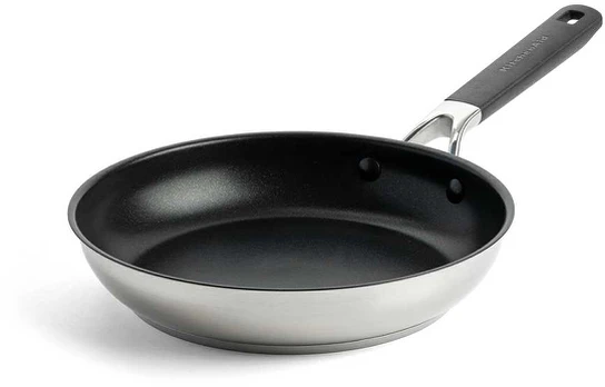 Kitchenaid - KA-Classic Stainless Steel OpenFrypan - Silver - 24 cm