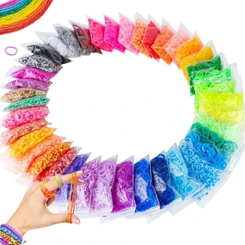 Elastinės juostelės, Random Color 500pcs*6packs