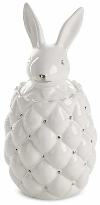 Indas Adore, 14 cm, balta/sidabro, keramika