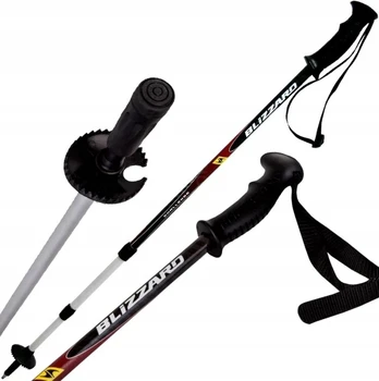 Trekkingo lazdos Blizzard Challenge 3 67-140cm red