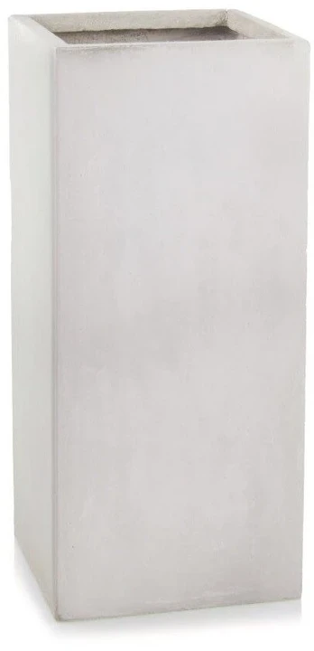 POLNIX Keraminis vazonas ECOLITE, kvadratinis, smėlinis, 34 x 70(A) cm