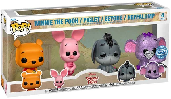 Funko POP pack 4 figures Disney Winnie the Pooh Exclusive