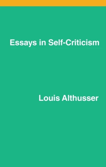 Essays on Self-Criticism