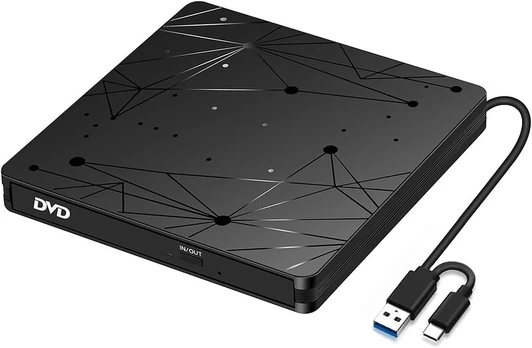 Optinis įrenginys Išorinis CD/DVD įrenginys, USB 3.0 / Type-C