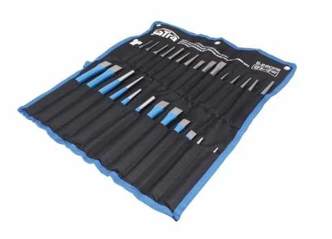 Kaltų ir išmušėjų rinkinys 28vnt