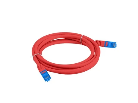 LANBERG Patchcord cat.6A FTP 1m red | PCF6A-10CC-0100-R