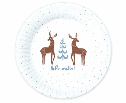 GoDan PAP PLATE 180 HELLO WINTER OP6PCS GO FOL