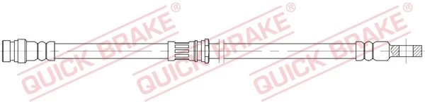 Stabdžių žarnelė QUICK BRAKE 58.898