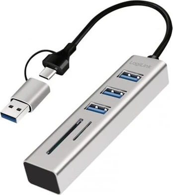 Hub USB | microSD,SD,USB A socket x3,USB A plug,USB C plug