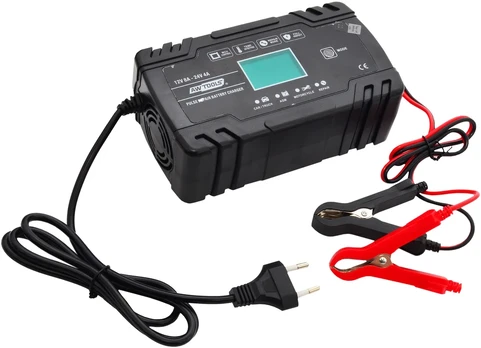 AW-Tools AWTOOLS AUTOMATINIS ĮKROVIKLIS 12V&24V 8A LCD