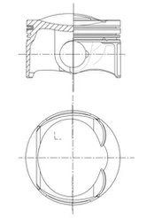 MAHLE 028 PI 00132 012 Stūmoklis