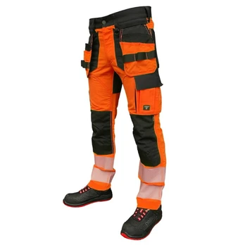 Kelnės didelio matomumo Uranus Flexpro, CL2 , oranžinė C60, Pesso
