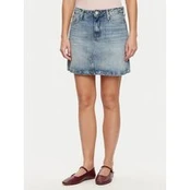 Tommy Hilfiger Džinsinis sijonas WW0WW44334 Mėlyna Regular Fit