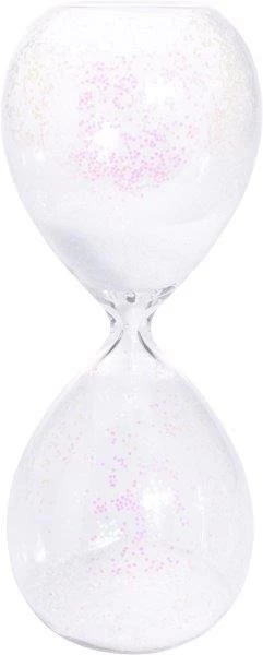Namų dekoracija SAND TIMER, baltos sp., 8 x 20 cm