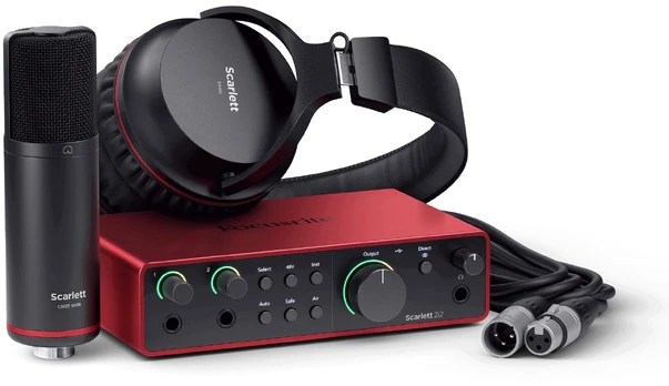 Įrašų kūrimo komplektas Focusrite Scarlett 2i2 Studio 4th Gen