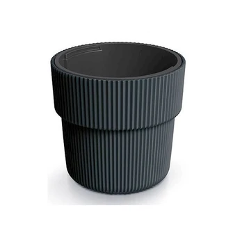 Plastikinis vazonas MILLY, antracito sp,. 30 x 29 cm