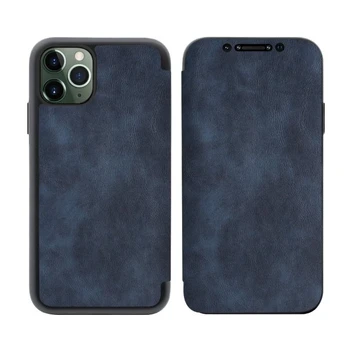 Beline Leather Book iPhone 11 Pro Case Blue