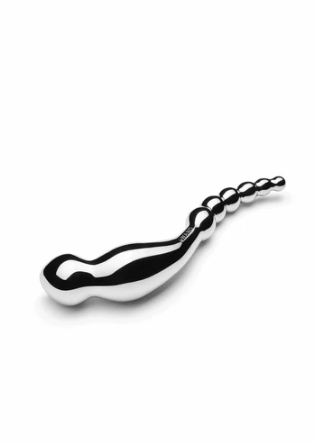 Le Wand Swerve Tester - Compact Intimate Device, Silver Finish