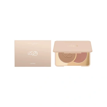 LOVRO_Bronze & Blush Set prasowany bronzer i róż do modelowania twarzy 5g