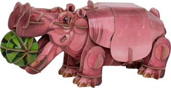 MAKEBUG 3D popierinė delionė hippo, MB-D-0019 kaina