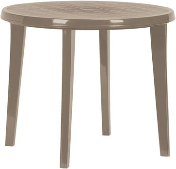 Lauko stalas Keter Lisa, smėlio, 90 cm x 90 cm x 73 cm