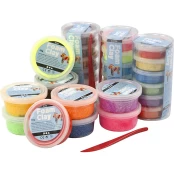 Foam Clay - Assorted Colours - 28 tubs (78816) kaina