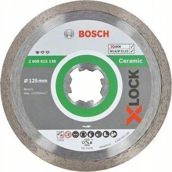 Bosch XLOCK Deimant.pjov.diskas Standard Ceramic 125 mm