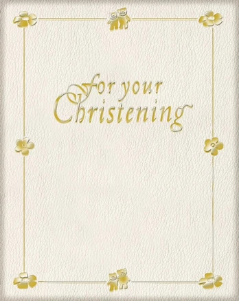 For Your Christening