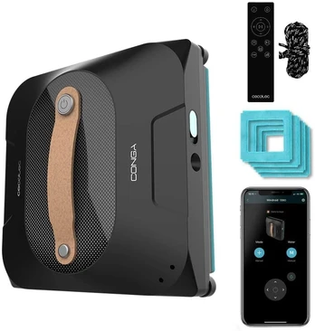 Cecotec langų valymo robotas Conga Windroid 1390 Double Purškiklis Connected su dvigubu purškimu
