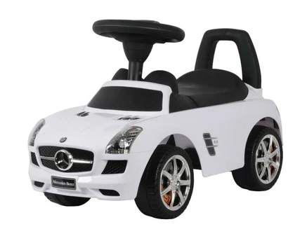 Paspiriamas vaikiškas automobilis Mercedes-Benz 332, baltas